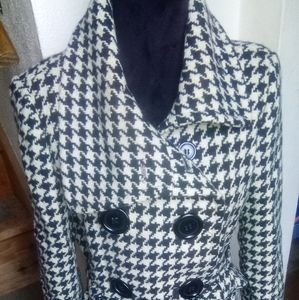 Vintage Esprit all Seasons Checkered Dress Coat
